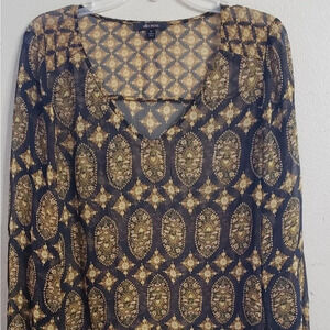 Ella moss dress marigol print silk dress